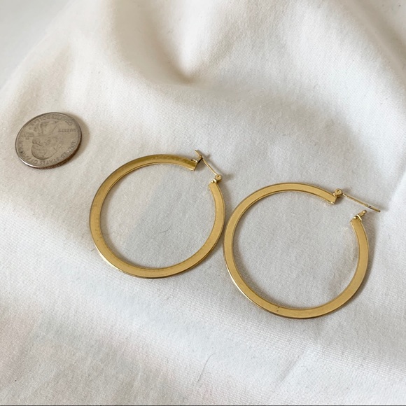 ✨ Gold Hoops - Picture 2 of 4